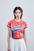 短版棒球上衣